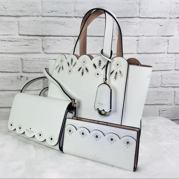 3PCS Kate Spade Mini Mina Satchel Wallet Crossbody - Picture 2 of 8